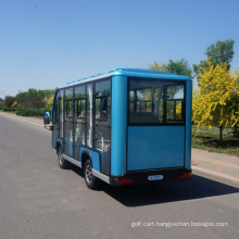 China 11 Seater Battery Powered Classic Shuttle 48V/4kw Separated Excited Motor Sightseeing Tourist Car for Sale